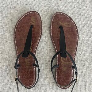 Sam Edelman Black and Brown Sandals